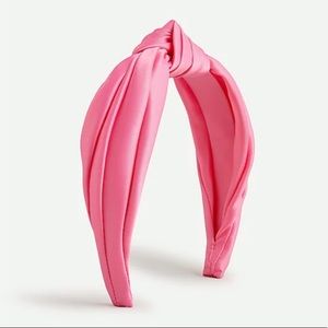 J Crew knot headband in bright pink
